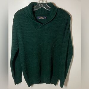 Ralph Lauren Men's Deep Green Turtleneck Sweater